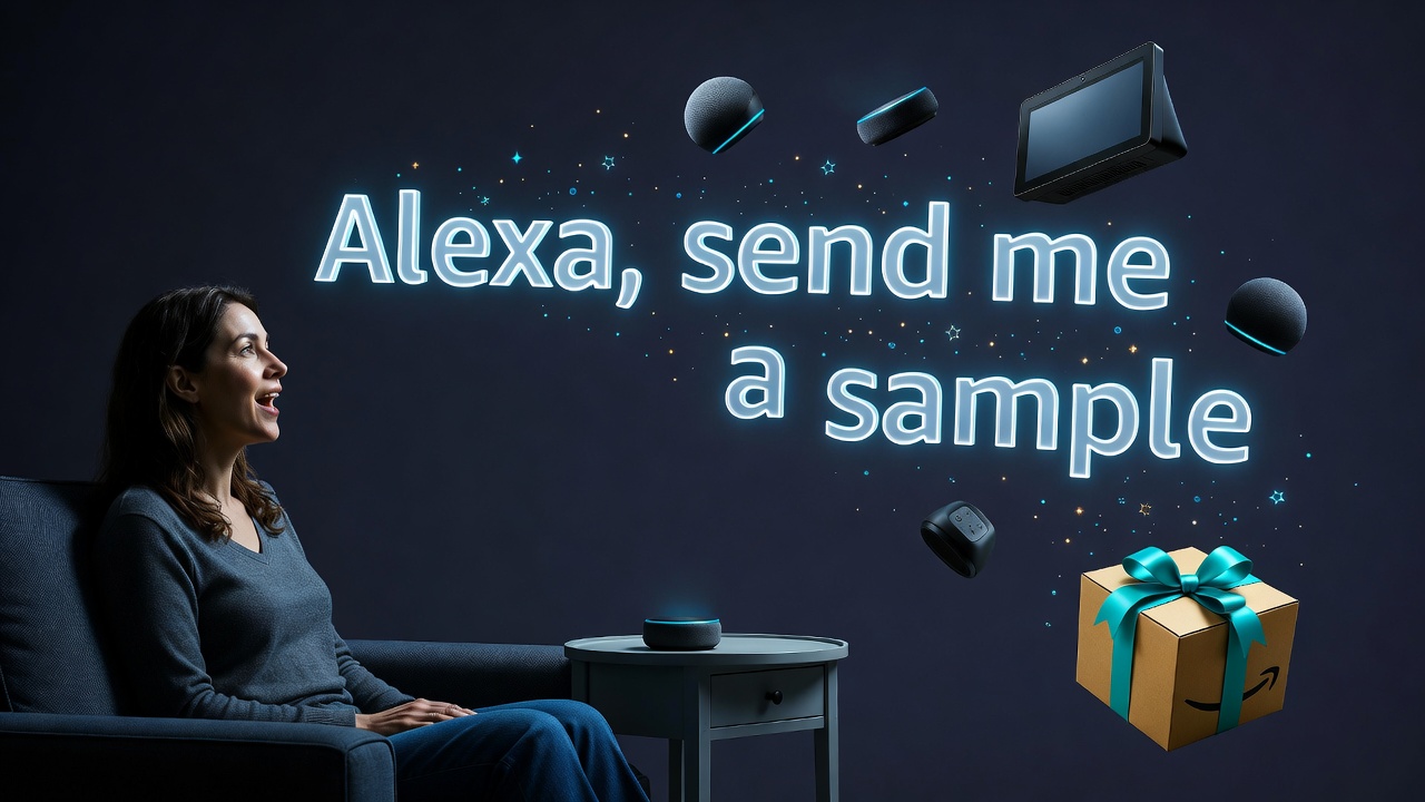 Free Alexa samples — ask Alexa and free samples ship to your door